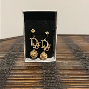 Dior drop earrings